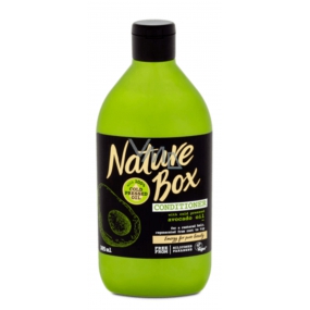 Nature Box Avocado Regenerating rinse conditioner for gloss with 100% cold pressed oil, suitable for vegans 385 ml