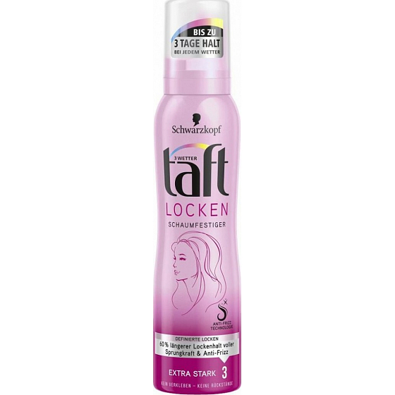 Taft 3 Wetter Locken Extra Stark Wool Shampoo 150 ml