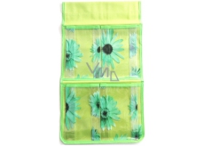 Hanging pouch green 43 x 24 cm 4 pockets