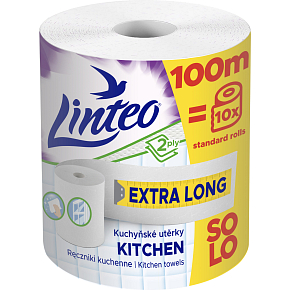 Linteo Mega Double-layer kitchen towels, made of 100% cellulose 100 m 1 piece