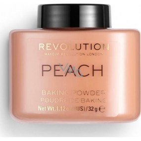 Makeup Revolution Loose Baking Powder Peach Loose Powder 32 g