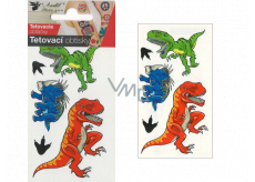 Tattoo decals colored for children Dinosaurs 10.5 x 6 cm