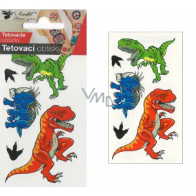 Tattoo decals colored for children Dinosaurs 10.5 x 6 cm