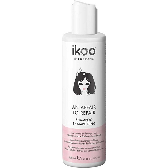 Ikoo An Affair to Repair regenerating shampoo for colored and damaged hair 100 ml