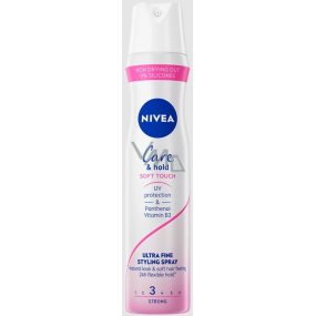 Nivea Care & Hold Soft Touch hairspray with panthenol and vitamin B3 250 ml