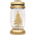 Bolsius Glass lamp Golden with tree 23 cm 120 g