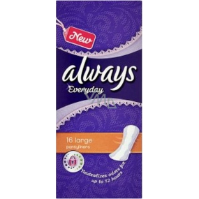 Always Everyday Pantyliners Large intimate pads 16 pieces