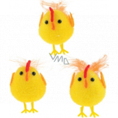 Plush chicks to stand 4 cm 3 pieces