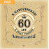 Nekupto card Anniversary 60 years 150 x 150 mm Birthday