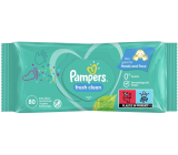 Pampers Fresh Clean Moisturised Cleansing Wipes for Children 80 pcs