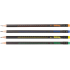 Colorino Pencil Star HB with eraser black 1 piece different colours