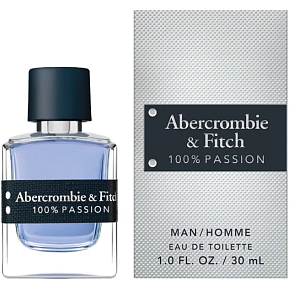 Abercrombie + Fitch 100% Passion Eau de Toilette for Men 30 ml