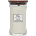 WoodWick Solar Ylang - Sluneční Ylang vonná svíčka s dřevěným knotem a víčkem sklo velká 609,5 g