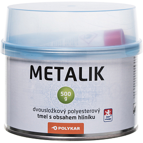 Polykar Metalik two-component filler for metal and bodywork, 500 g