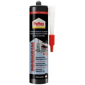 PATTEX Heat-Resistant Silicone Red, 280 ml