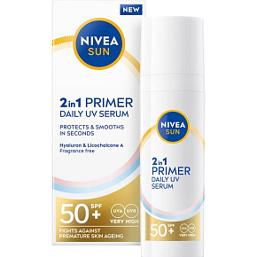 Nivea Sun 2-in-1 Facial Serum SPF 50 30 ml