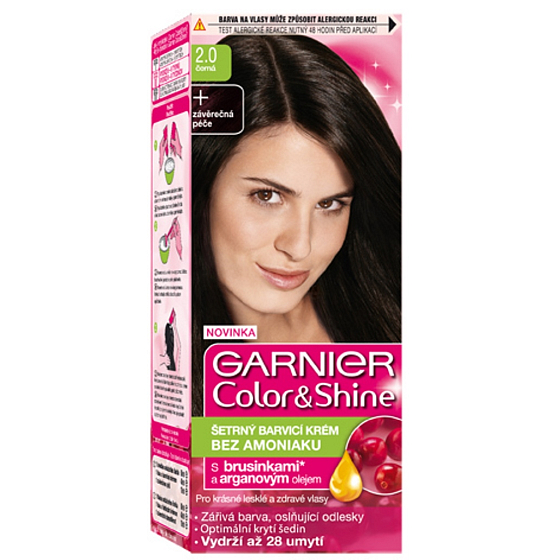 Garnier Color & Shine hair color 2.0 black