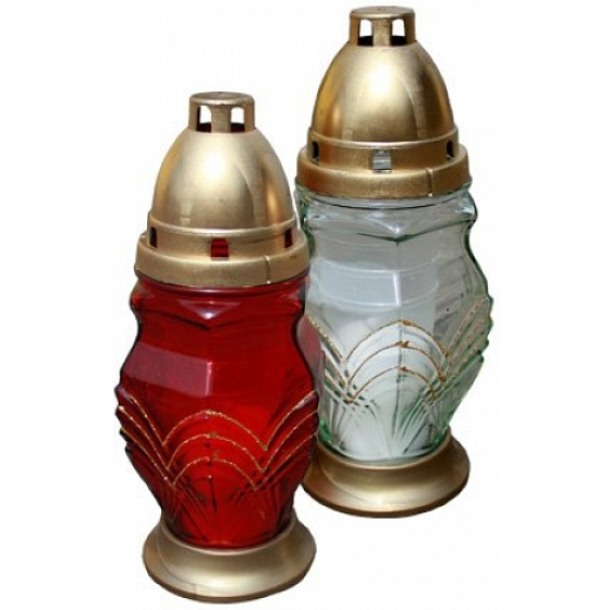 Rolchem Glass lamp Medium 21 cm various colors, Z-16