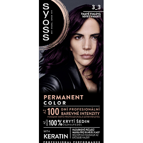 Syoss Hair Color, 3-3 Dark Purple