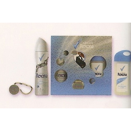 Rexona Crystal Clear Aqua antiperspirant spray 150 ml + shower gel 250 ml, cosmetic set