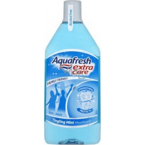 Aquafresh Extra Care Tingling Mint Mouthwash 500 ml