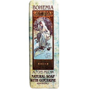 Bohemia Gifts Alfons Mucha Aquamineral with glycerin toilet soap 125 g