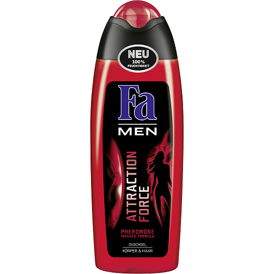 Fa Men Attraction Force shower gel for body and hair for men 250 ml