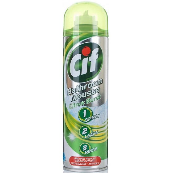 Cif Bathroom Mousse Citrus Burst bathroom cleaning foam 500 ml