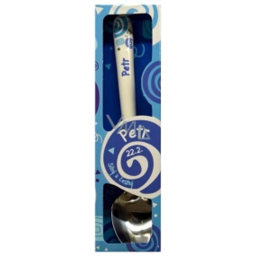 Nekupto Twister Spoon named Petr blue 16 cm