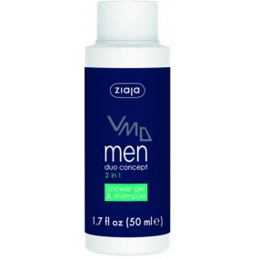 Ziaja Men 2 in 1 shower gel and shampoo travel pack 50 ml