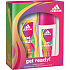 Adidas Get Ready! for Her perfumed deodorant glass 75 ml + shower gel 250 ml, cosmetic set