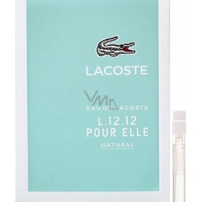 Lacoste Eau de Lacoste L.12.12 Pour Elle Natural Eau de Toilette for Women 1.5 ml with spray, vial