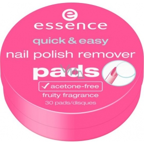 Essence Quick & Easy Nail Polish Remover Pads nail polish tampons 30 pieces