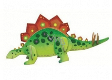 Dřevěné puzzle dinosauři 1 Stegosaurus 20 x 15 cm