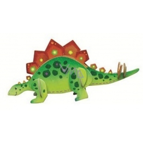 Puzzle wooden dinosaurs 1 Stegosaurus 20 x 15 cm