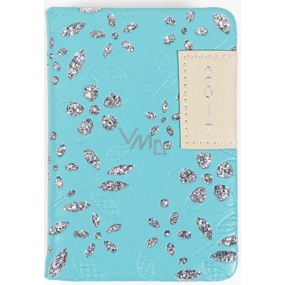 Albi Diary mini Blue with glitter 7.5 cm × 11 cm × 1.1 cm