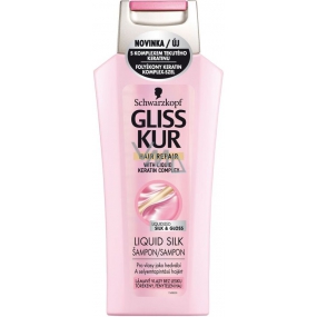Gliss Kur Liquid Silk Gloss Regenerating Hair Shampoo 250 ml