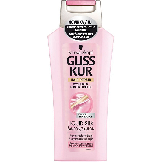 Gliss Kur Liquid Silk Gloss Regenerating Hair Shampoo 250 ml