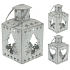Metal lantern Sapling, white star 60 x 115 mm