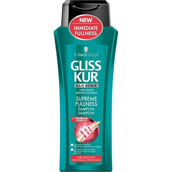 Gliss Kur Supreme Fullness shampoo for weak and fine hair 250 ml