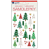 Sticker plastic trees 19 x 10 cm