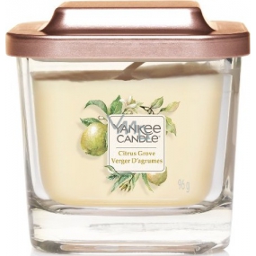 Yankee Candle Citrus Grove - Citrus Grove Soya Scented Candle Elevation Small Glass 1 Wick 96 g