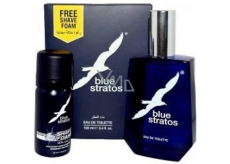Blue Stratos Eau De Toilette 100 ml + Shaving Foam 45 ml, cosmetic set for men