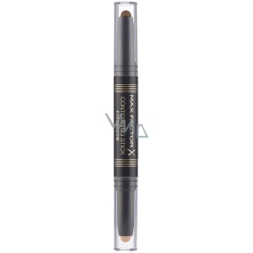 Max Factor Contouring Stick Eyeshadow 2in1 cream eyeshadow in pencil shade shade 02 Warm Taupe & Amber Brown 15 g