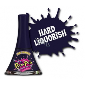Bo-Po Peeling nail polish black with the scent of Hard Liquorish for children 5.5 ml