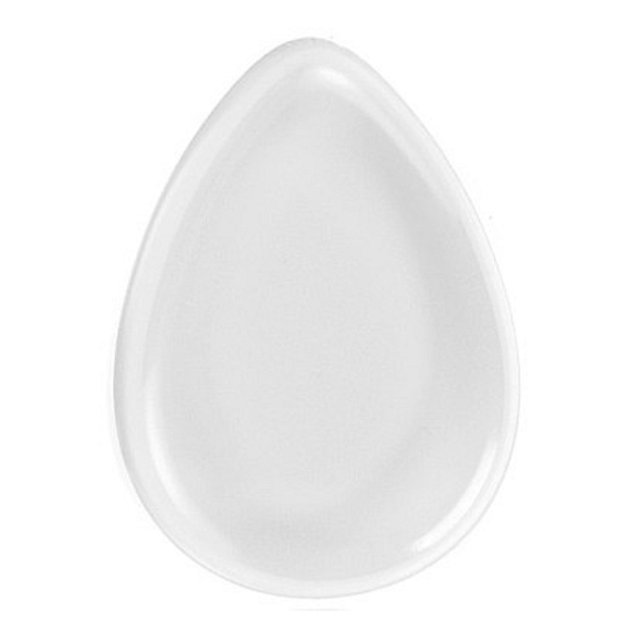 Donegal Make-up sponge, silicone, white 6 cm