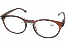Berkeley Reading glasses +1.5 plastic brown, round glass 1 piece MC2171