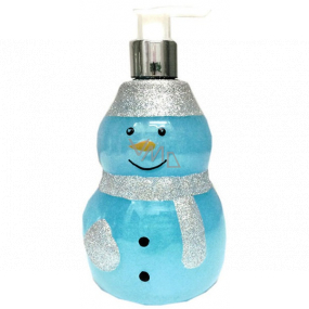 Salsa Collection Shining Star Snowman blue shower gel dispenser 440 ml