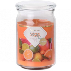 Emocio Citrus Energy - Citrus Energy scented candle glass with glass lid 453 g 93 x 142 mm