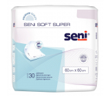 Seni Soft Super hygienic absorbent pads 4 drops, 60 x 60 cm 30 pieces